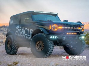 Ford Bronco Light Upgrade - Ditch Light Mirror Mount - Oracle Ford Bronco Light Upgrade - Ditch Light Mirror Mount - Oracle